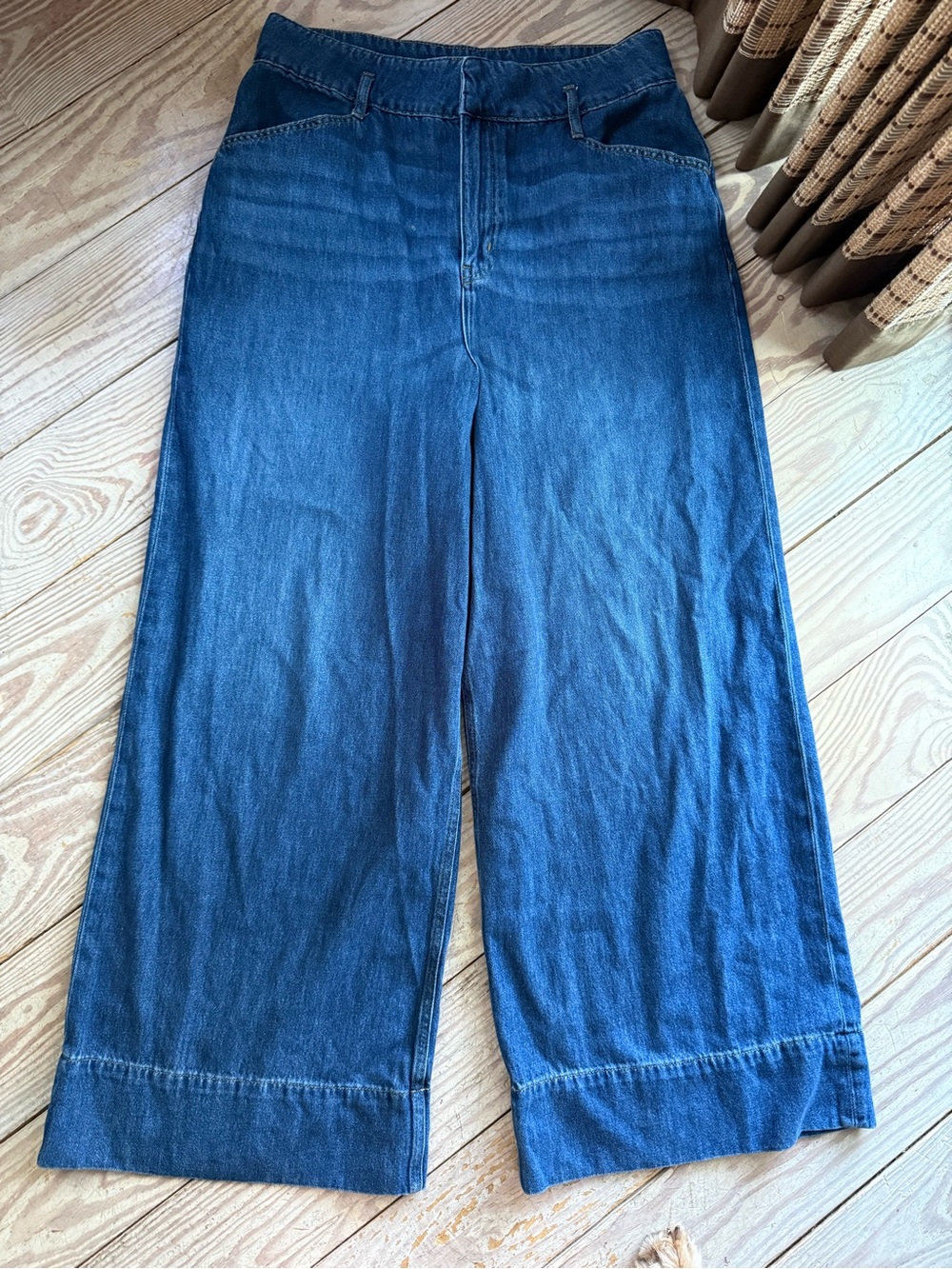 Boden Wide Leg Denim Jeans size 12